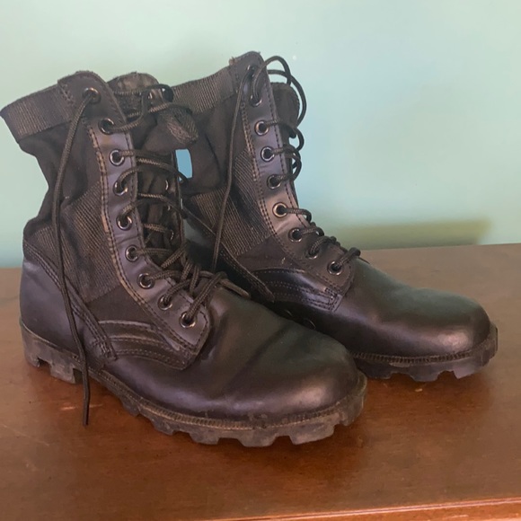 Men’s/Boy’s Combat Boots - Picture 1 of 4